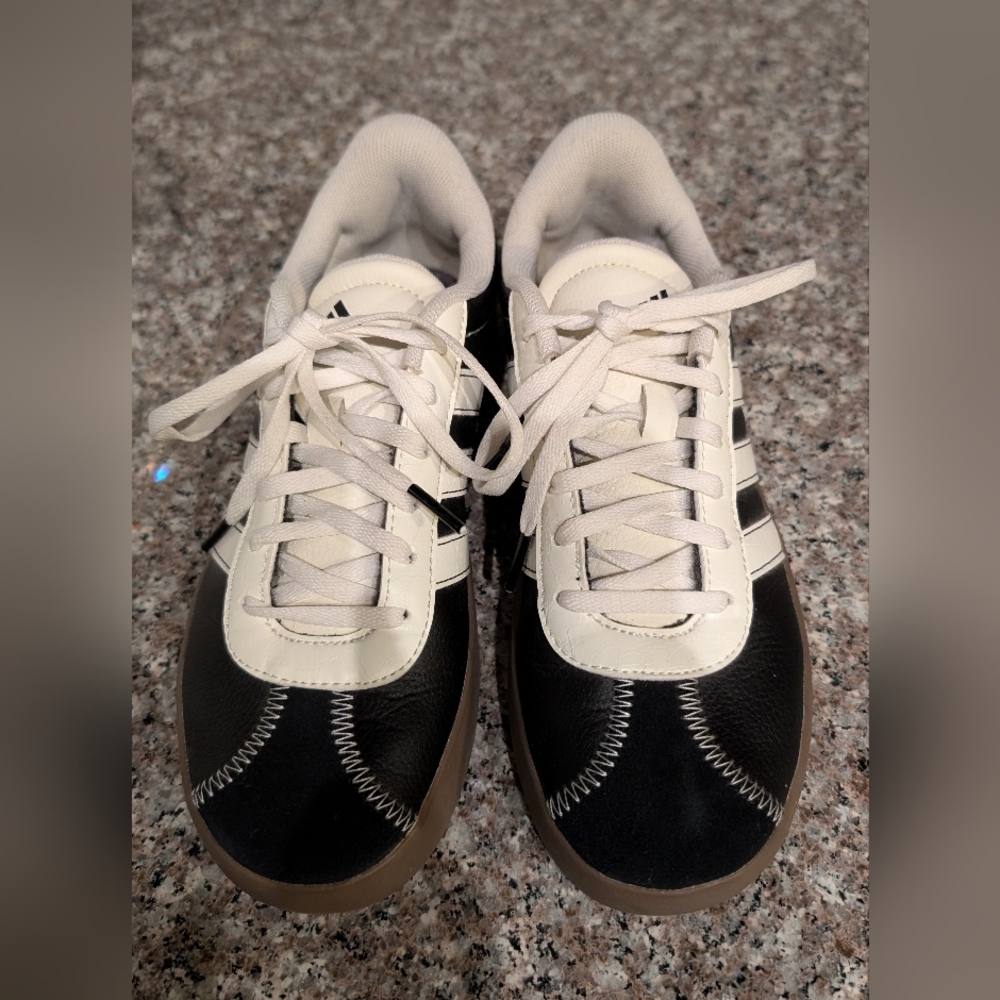 Adidas Kids Vl  Court 3.0 Sneakers Black and White
